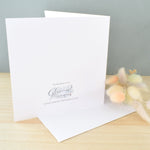 On Your Baptism Greeting Card. Rainbow Colour Spring Flowers