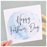 Happy Fathers Day Card. Modern Masculine Design