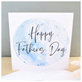 Happy Fathers Day Card. Modern Masculine Design