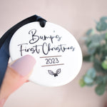 Bump's First Christmas 2023 Hanging Tree Ornament