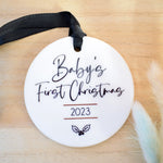 Baby's First Christmas 2023 Hanging Tree Ornament