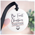 Our First Christmas Together 2023 Hanging Tree Ornament