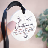 Our First Christmas As Mummy & Daddy 2023 Hanging Tree Ornament