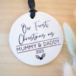 Our First Christmas As Mummy & Daddy 2023 Hanging Tree Ornament