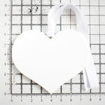 Our First Christmas Together 2023 White Wood Heart Decoration