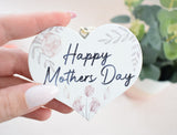 Happy Mothers Day Wooden Hanging Heart Decoration