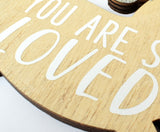 You Are So Loved Hanging Unicorn Plaque