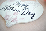 Happy Mothers Day Heart Plaque. Mum Gift Hanging Sign