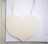 I Love You Mum Hanging Wooden Heart Plaque