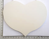 Easter Bunny Please Stop Here Wooden Heart Plaque