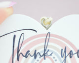 Thank You For Everything Wooden Hanging Heart Decoration