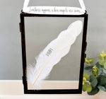 MUM Memorial Real Feather Floating Frame