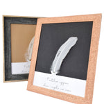 Personalised Feather Memorial Frame