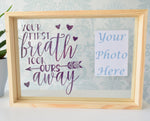 Quote Photo Frame Personalise Colours