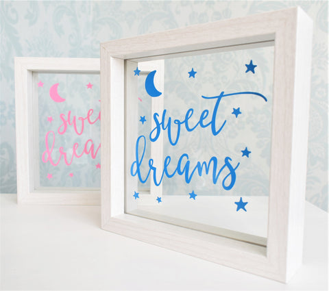 Sweet Dreams Quote Frame