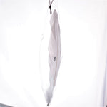 Personalised White Feather Teardrop Decoration